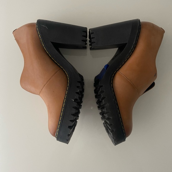 Dr. Martens CORDELIA Leather Slip On Chunky Booties EUC 90s Y2K - Picture 6 of 9